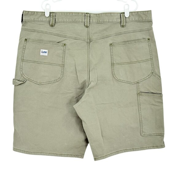 Lee Workwear Men's Muted Olive Pocket Tool Heavy Duty Carpenter Shorts Sz 44 NWT - Picture 2 of 10